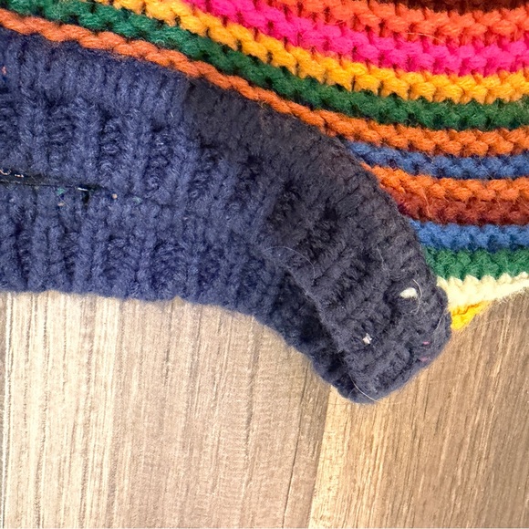 Colorful Cropped Striped Y2K aesthetic Sweater Forever 21 S - Picture 8 of 10